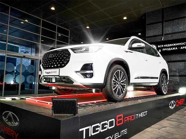 CHERY TIGGO 8 PRO в сердце главного делового района столицы